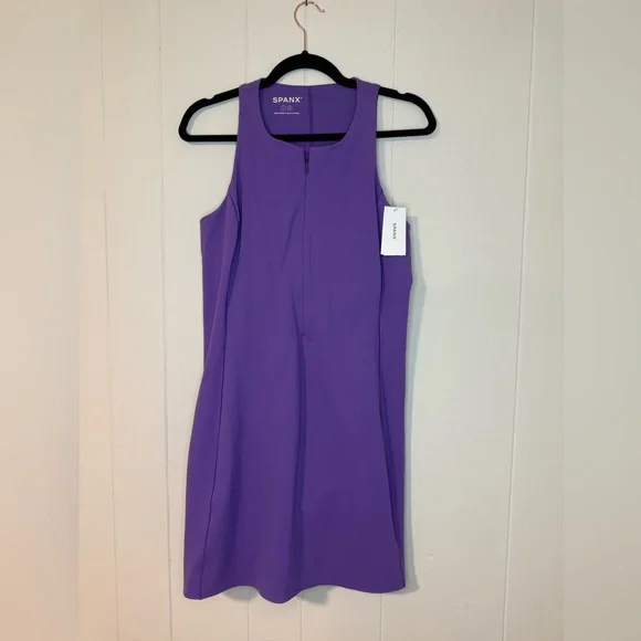 NWT New Spanx Get Moving Zip Front Dress size L - Picture 2 of 7
